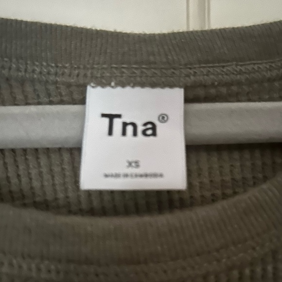 Tna Waffle Crew Boxy Longsleeve - Picture 5 of 5